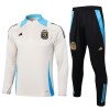 Argentinien Training Sweatshirts Quarter-zip 2024-25 Weiße Für Kinder